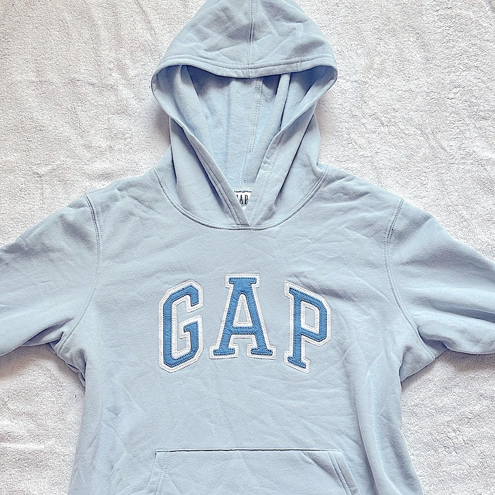 Cozy Light Blue GAP Hoodie Size US Medium NEVER WORN